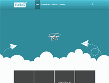 Tablet Screenshot of flying.dk